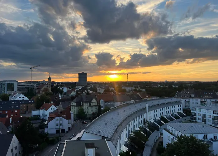 Casa Sunset Augsburg - Kostenlos Parken - Unvergessliche Aussicht - 1Min Zu Tram&Bus