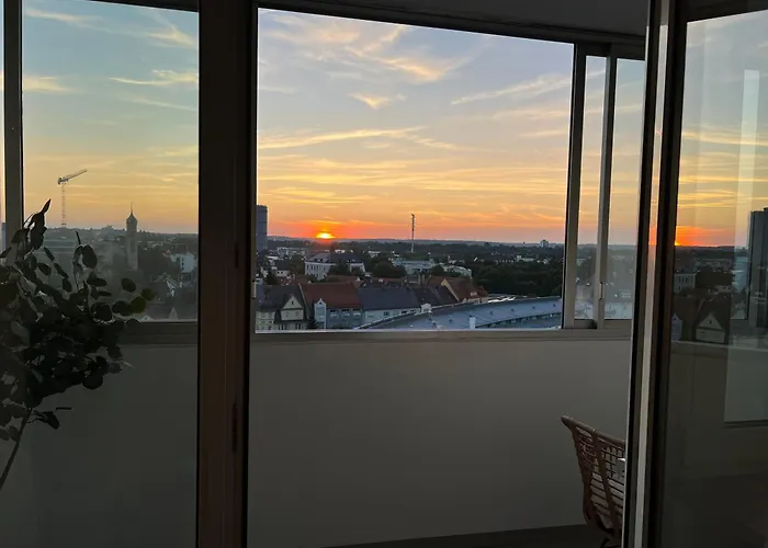 Casa Sunset Augsburg - Kostenlos Parken - Unvergessliche Aussicht - 1Min Zu Tram&Bus