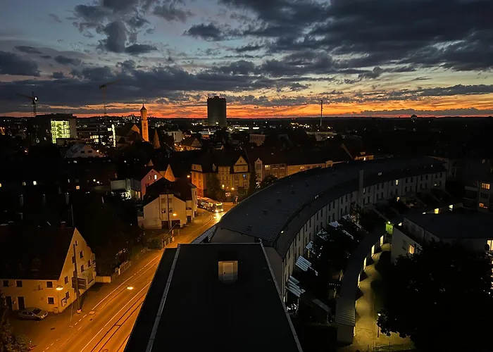 Casa Sunset Augsburg - Kostenlos Parken - Unvergessliche Aussicht - 1Min Zu Tram&Bus